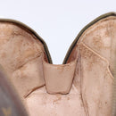 LOUIS VUITTON Monogram Trousse Demi Ronde Cosmetic Pouch M47520 LV Auth BA4901-18