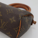 LOUIS VUITTON Monogram Mini Speedy Hand Bag M41534 LV Auth BA4905-9