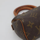 LOUIS VUITTON Monogram Mini Speedy Hand Bag M41534 LV Auth BA4905-14