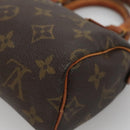LOUIS VUITTON Monogram Mini Speedy Hand Bag M41534 LV Auth BA4905-15