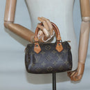 LOUIS VUITTON Monogram Mini Speedy Hand Bag M41534 LV Auth BA4905-20