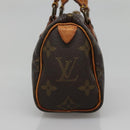 LOUIS VUITTON Monogram Mini Speedy Hand Bag M41534 LV Auth BA4905-3