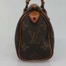 LOUIS VUITTON Monogram Mini Speedy Hand Bag M41534 LV Auth BA4905-4