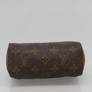 LOUIS VUITTON Monogram Mini Speedy Hand Bag M41534 LV Auth BA4905-5