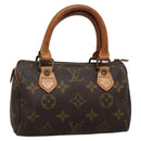LOUIS VUITTON Monogram Mini Speedy Hand Bag M41534 LV Auth BA4906-1