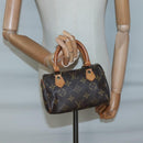 LOUIS VUITTON Monogram Mini Speedy Hand Bag M41534 LV Auth BA4906-18