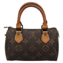 LOUIS VUITTON Monogram Mini Speedy Hand Bag M41534 LV Auth BA4906-2