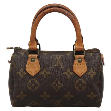LOUIS VUITTON Monogram Mini Speedy Hand Bag M41534 LV Auth BA4906 - 0
