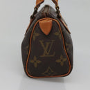 LOUIS VUITTON Monogram Mini Speedy Hand Bag M41534 LV Auth BA4906-3