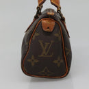 LOUIS VUITTON Monogram Mini Speedy Hand Bag M41534 LV Auth BA4906-4