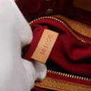 LOUIS VUITTON Monogram Vernis Reade PM Hand Bag Pomme D'amour M91990 Auth BA4907-12