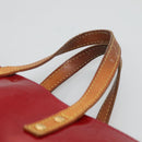 LOUIS VUITTON Monogram Vernis Reade PM Hand Bag Pomme D'amour M91990 Auth BA4907-8