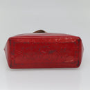 LOUIS VUITTON Monogram Vernis Reade PM Hand Bag Pomme D'amour M91990 Auth BA4907-5