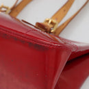 LOUIS VUITTON Vernis Rosewood Avenue Bag Pomme D'amour M93507 LV Auth BA4909-15