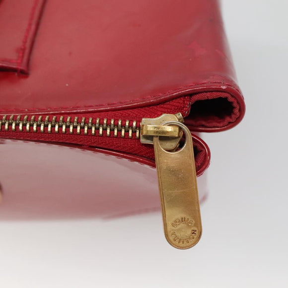 LOUIS VUITTON Vernis Rosewood Avenue Bag Pomme D'amour M93507 LV Auth BA4909