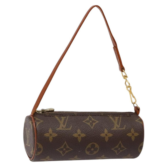 LOUIS VUITTON Monogram Papillon Pouch LV Auth BA4920