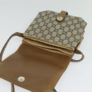 GUCCI GG Plus Supreme Shoulder Bag PVC Beige Gold Auth BA4924-10