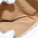 GUCCI GG Plus Supreme Shoulder Bag PVC Beige Gold Auth BA4924-22