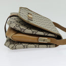 GUCCI GG Plus Supreme Shoulder Bag PVC Beige Gold Auth BA4924-4