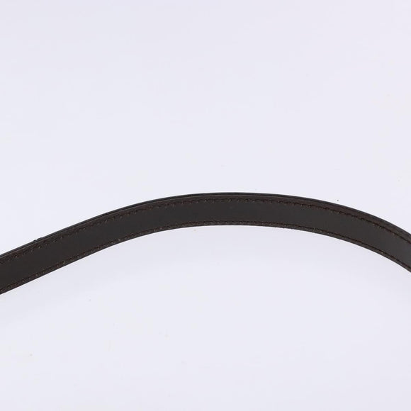 GUCCI Bamboo Vanity Hand Bag Enamel 2way Black Gold 000 2853 0565 0 Auth BA4925