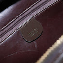 GUCCI Bamboo Vanity Hand Bag Enamel 2way Black Gold 000 2853 0565 0 Auth BA4925-20