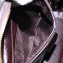 GUCCI Bamboo Vanity Hand Bag Enamel 2way Black Gold 000 2853 0565 0 Auth BA4925-11