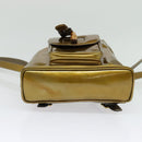 GUCCI Bamboo Backpack Enamel Gold 003 1705 0030 Auth BA4926-5