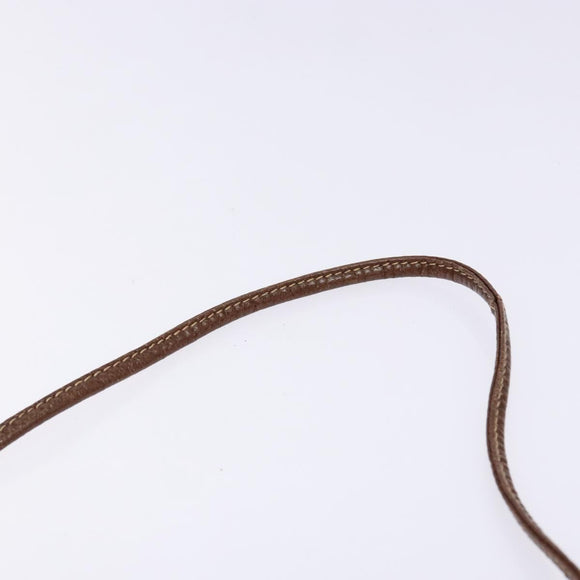 GUCCI GG Supreme Web Sherry Line Shoulder Bag PVC Beige Gold Auth BA4929