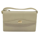 GUCCI Shoulder Bag Leather Beige Gold 004 406 0105 Auth BA4936-13