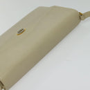 GUCCI Shoulder Bag Leather Beige Gold 004 406 0105 Auth BA4936-6