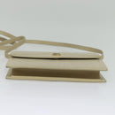 GUCCI Shoulder Bag Leather Beige Gold 004 406 0105 Auth BA4936-5