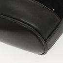 CHANEL Matelasse Shoulder Bag Lamb Skin Wool Black Gold CC Auth BA4941-17