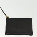 CHANEL Matelasse Shoulder Bag Lamb Skin Wool Black Gold CC Auth BA4941-24