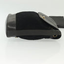 CHANEL Matelasse Shoulder Bag Lamb Skin Wool Black Gold CC Auth BA4941-3