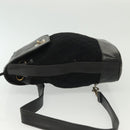 CHANEL Matelasse Shoulder Bag Lamb Skin Wool Black Gold CC Auth BA4941-4