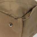 CHANEL Paris Biarritz Shoulder Bag Coated Canvas Beige Silver CC Auth BA4942-18