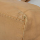 CHANEL COCO Mark Tote Bag Caviar Skin Beige Gold CC Auth BA4943-8