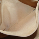 CHANEL COCO Mark Tote Bag Caviar Skin Beige Gold CC Auth BA4943-21