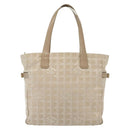 CHANEL New Travel Line Tote Bag Nylon Pink Gold CC Auth BA4944-13