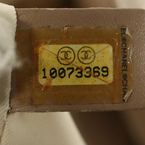 CHANEL New Travel Line Tote Bag Nylon Pink Gold CC Auth BA4944