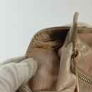 CHANEL New Travel Line Tote Bag Nylon Pink Gold CC Auth BA4944-9