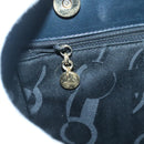 Salvatore Ferragamo Vala Shoulder Bag Leather Navy Gold Auth BA4945-17