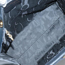 Salvatore Ferragamo Vala Shoulder Bag Leather Navy Gold Auth BA4945-11