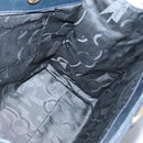 Salvatore Ferragamo Vala Shoulder Bag Leather Navy Gold Auth BA4945-18