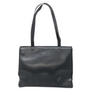 Salvatore Ferragamo Vala Shoulder Bag Leather Navy Gold Auth BA4945-2