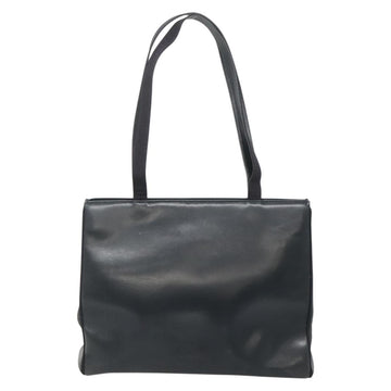 Salvatore Ferragamo Vala Shoulder Bag Leather Navy Gold Auth BA4945 - 0