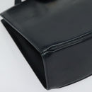 Salvatore Ferragamo Shoulder Bag Leather Navy Gold Auth BA4947-9