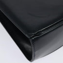 Salvatore Ferragamo Shoulder Bag Leather Navy Gold Auth BA4947-15