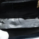 Salvatore Ferragamo Shoulder Bag Leather Navy Gold Auth BA4947-10