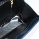 Salvatore Ferragamo Shoulder Bag Leather Navy Gold Auth BA4947-18